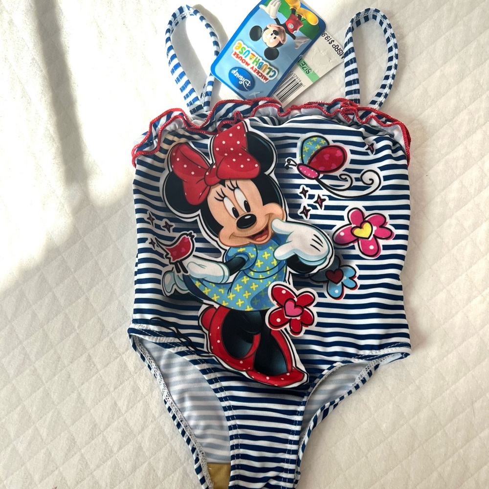 NWT Minnie Mouse Swimsuit One Piece - 18 months